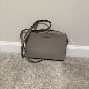 Michael Kors Taupe Crossbody Bag